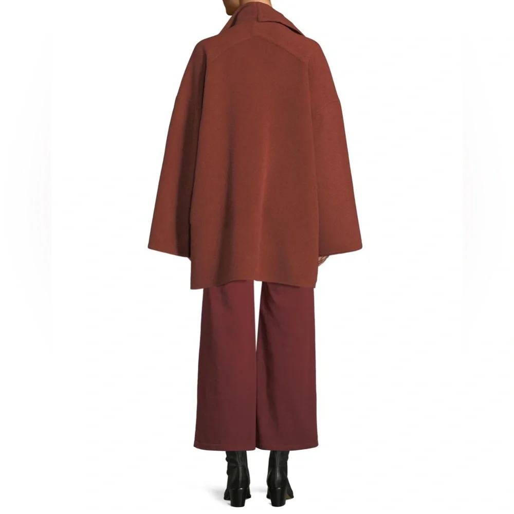 VINCE Oversized Wool Blend Blanket Coat - Picture 6 of 11